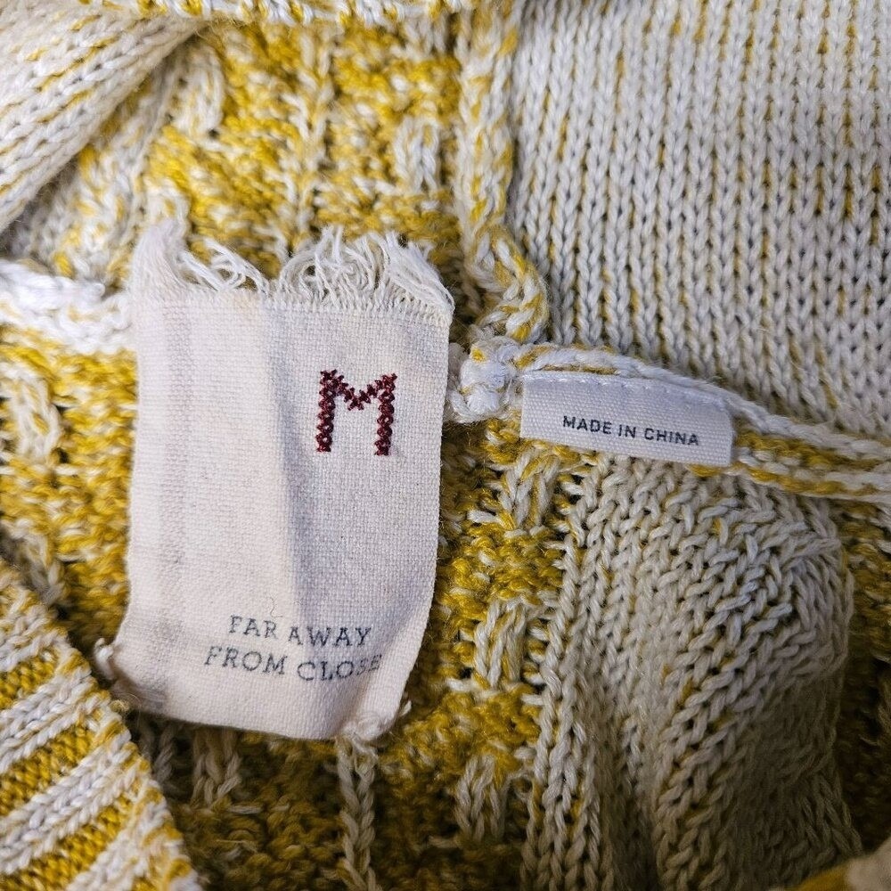 Anthropologie Boho‎ Hooded Wool Sweater Medium - Picture 10 of 10